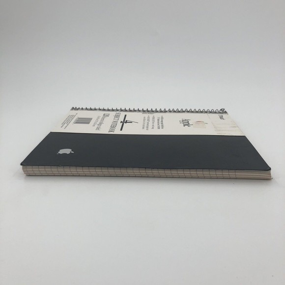 Vtg Apple Computer Spiral Bound Notebook Insert Info Sheet Black Mead 4 Subject - Picture 12 of 13